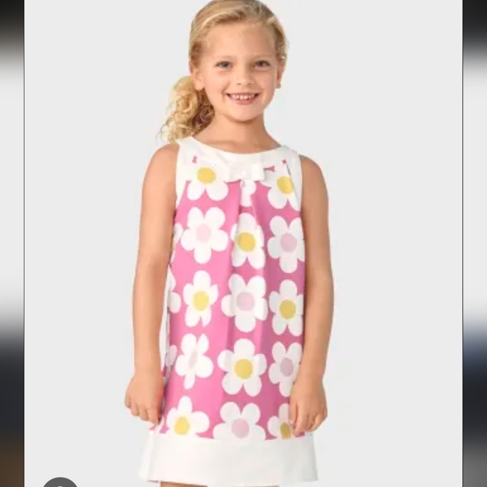 Gymboree Pink and White Floral Dress